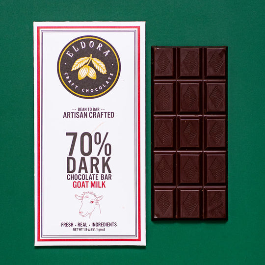 Goat  Milk Chocolate Bar Eldora Craft Chocolate