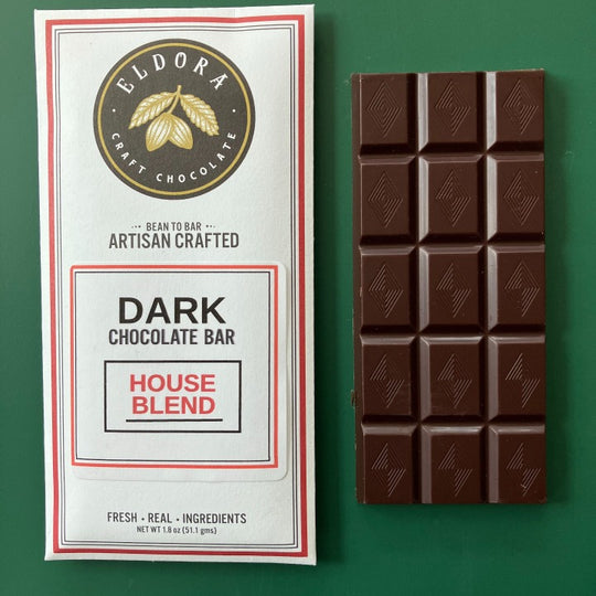 House Blend Chocolate Bar Eldora Craft Chocolate