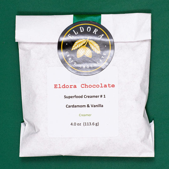 Super Food Creamer Cardamon Vanilla Eldora CraftChocolate