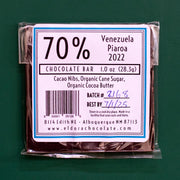 70% Dark Venezuela Piaroa 1oz / 1.8 oz Bar