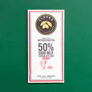 50% Dark Milk Crispy Chocolate Bar